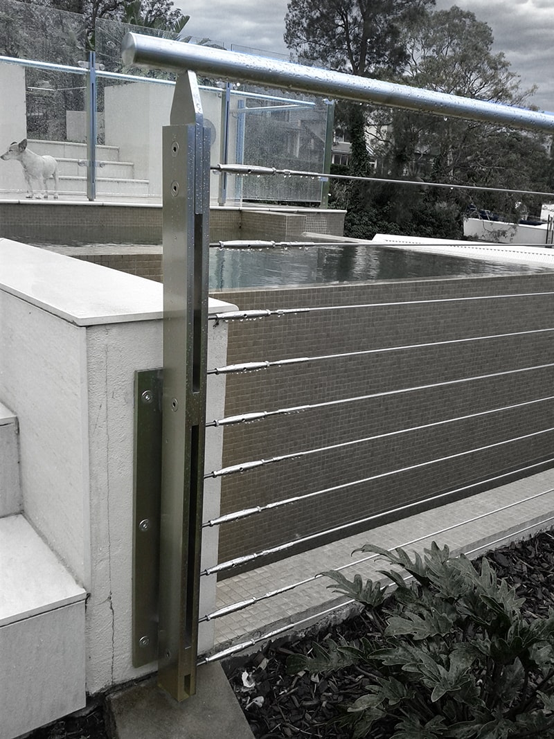 Hunters Hill handrail with turnbuckles