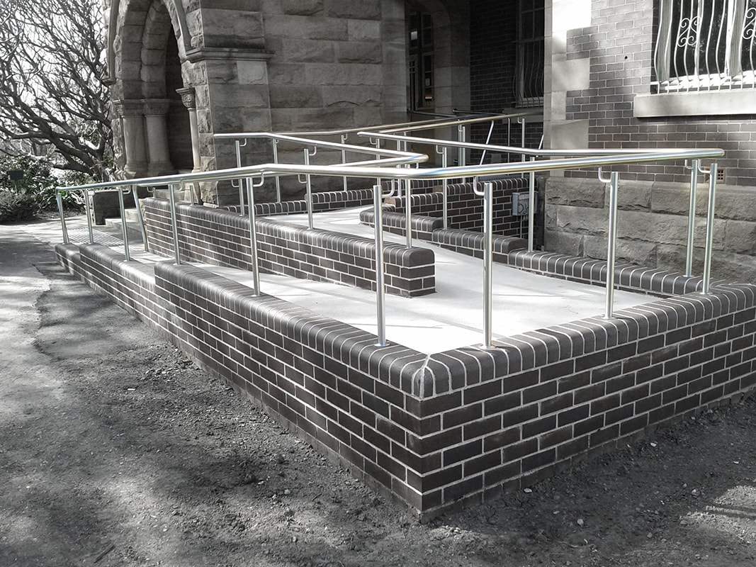 Uniting Care Burnside (Oatlands) wheelchair ramp balustrade