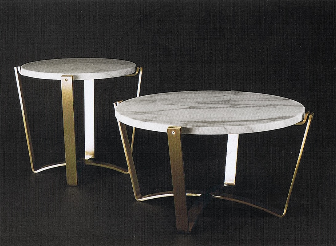 Norman + Quaine stainless steel coffee table bases