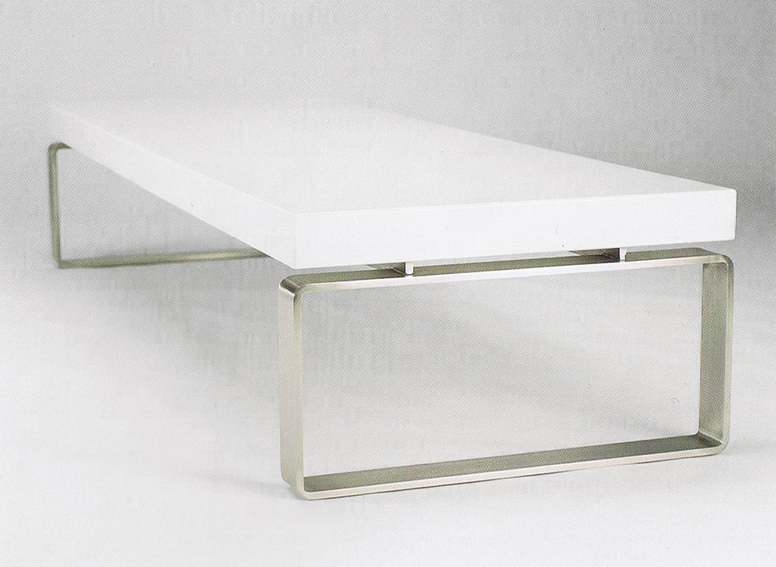 Norman + Quaine stainless steel seamless coffee table base